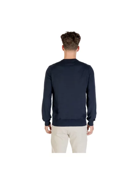 BOSS Orange sweter granatowy lekki niebieski