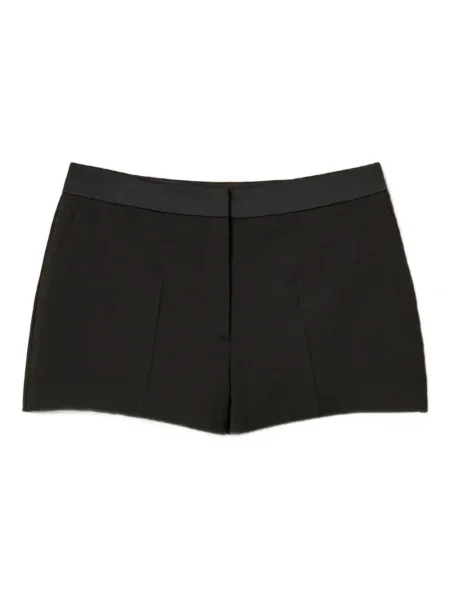 Pantaloni scurți Twinset din satin negru