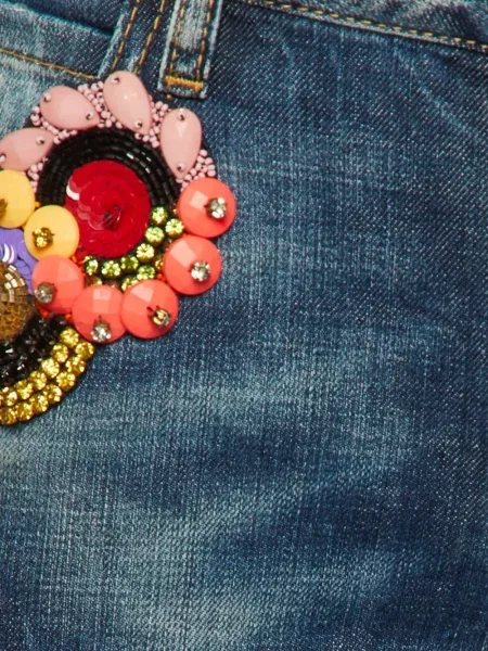 Blugi drepți Dsquared2 albastru