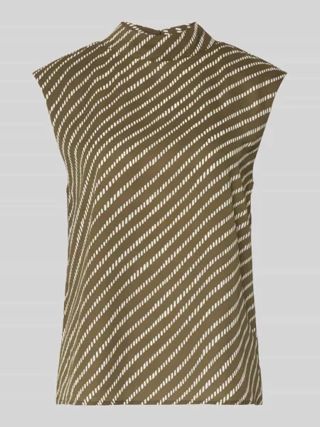 Top Comma ze stójką khaki