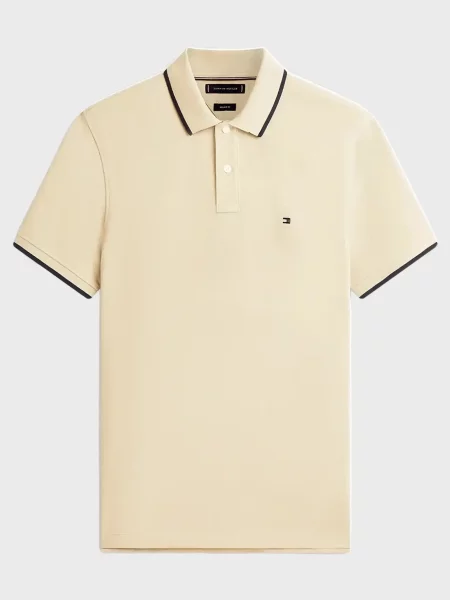 Поло Tommy Hilfiger бежевое