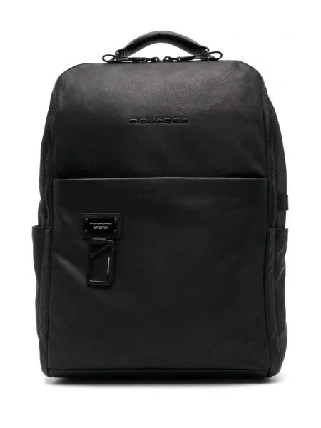 Rucsac Piquadro din piele cu autograf