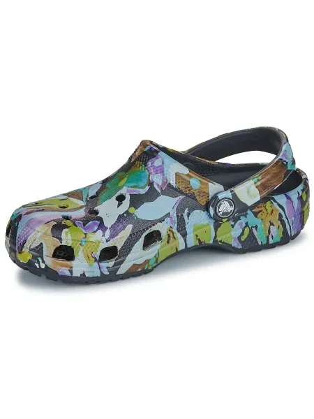 Pantofi Crocs cu model floral clasici