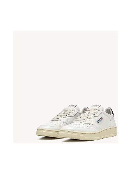 Sneakers Autry Medalist Low Man Leat/ Leat Wht/ Black EUR 42 białe