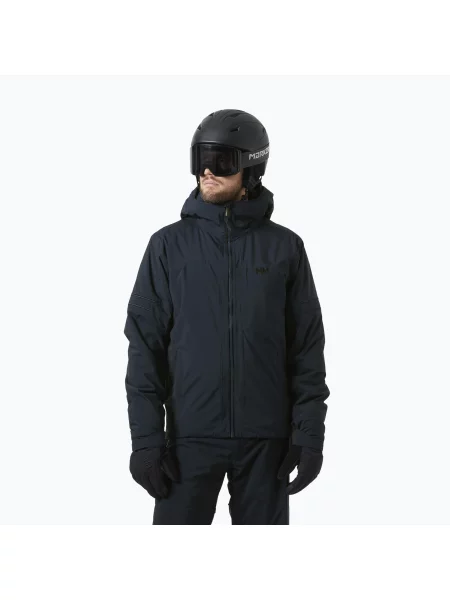 Geacă de schi pentru bărbați Helly Hansen Courchavel navy albastru închis