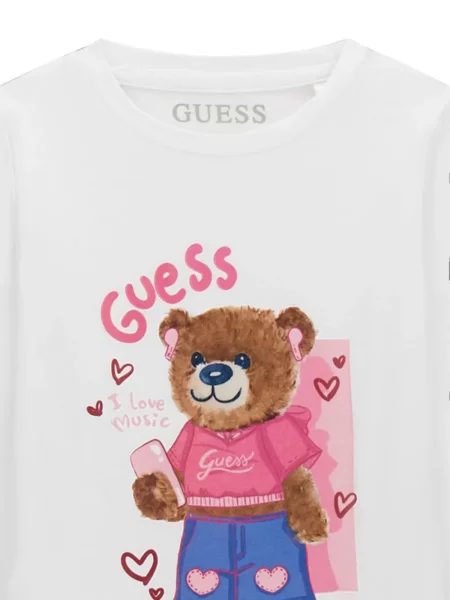 Koszulka dziecięca Guess biała