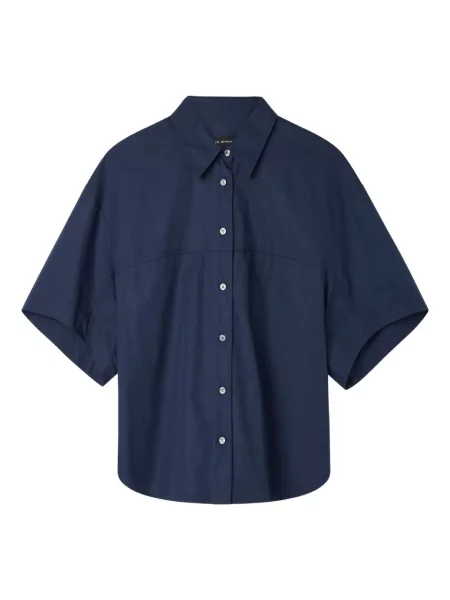 Krótka koszula Lee Mathews niebieska