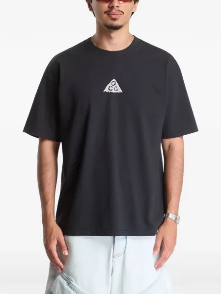 Tricou Nike alergare din fleece negru