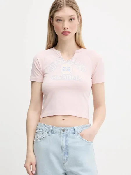 Guess Jeans Tričko růžové