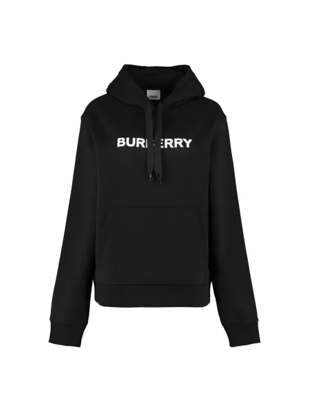 Bluza z kapturem Burberry z logo czarna