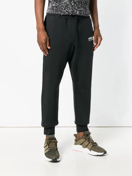 Pantaloni Adidas cu nervuri negru