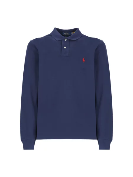Koszula Ralph Lauren z długim rękawem niebieska