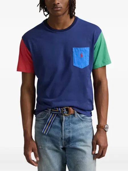 Kostiumas "houndstooth" rašto bokseriai Polo Ralph Lauren iki kelių mėlyna
