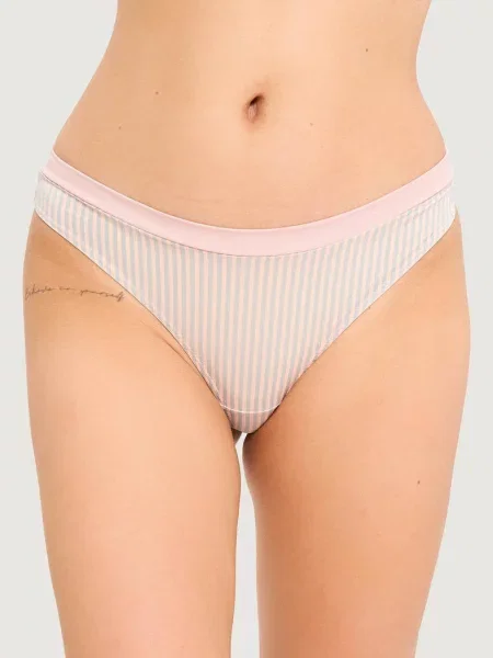 Женские стринги с низкой посадкой сірі