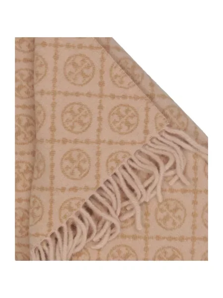 Szal Tory Burch brązowa