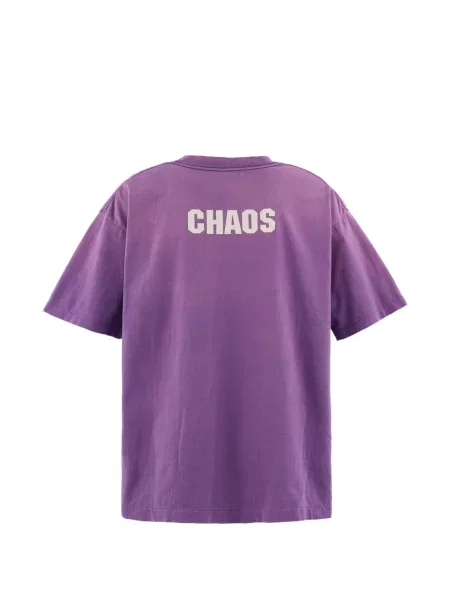Scurt tricou Saint Mxxxxxx cu imagine violet