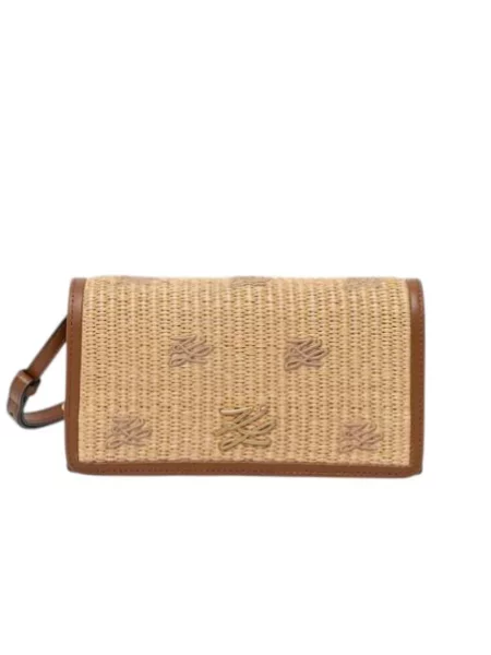 Karl Lagerfeld torebka crossbody skórzana K/AUTOGRAPH brązowa