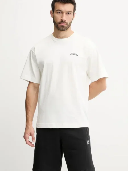 47 brand póló MLB New York Yankees nyomott mintás bézs