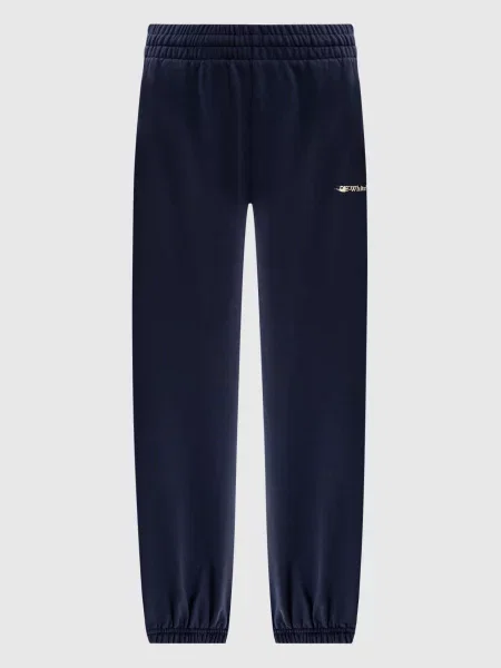 Джогери з принтом логотипа Off-white сині