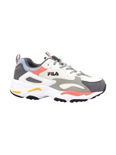 Sneakersy Fila Ray tracer skórzane białe