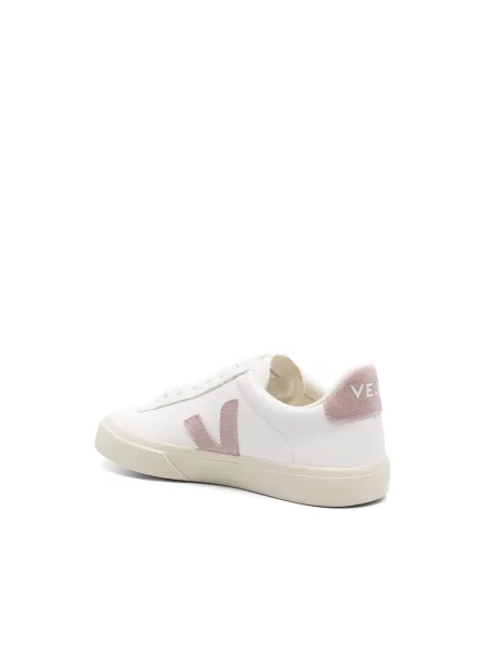 Sneakersy Veja sznurowane z logo białe