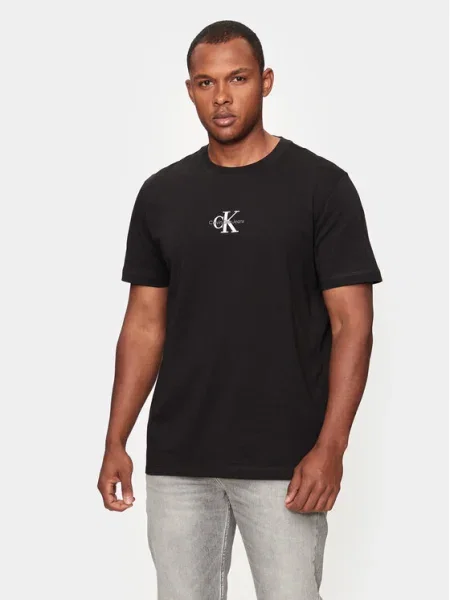 Calvin Klein Jeans Tricou Monologo negru