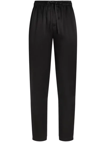 Pantaloni Dolce & Gabbana cu broderie negru