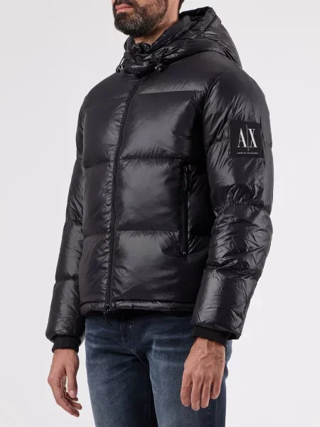 Пуховик Armani Exchange чорний