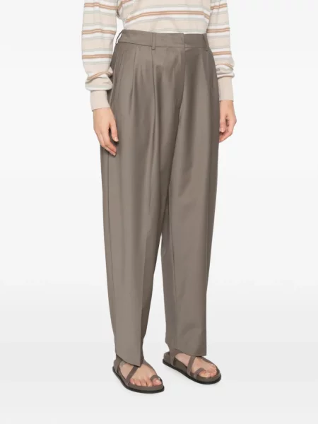Pantaloni Cordera de lână gri