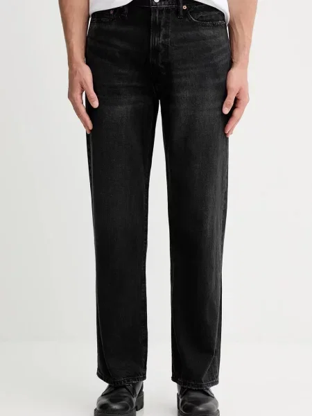 Džíny Abercrombie & Fitch černé