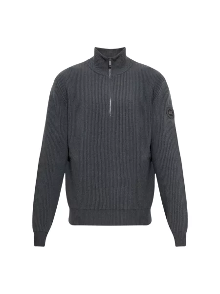 Bluza rozpinana Canada Goose wełniana szara
