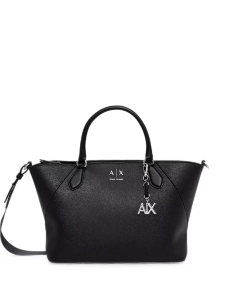 Pandantiv Armani Exchange cu autograf negru