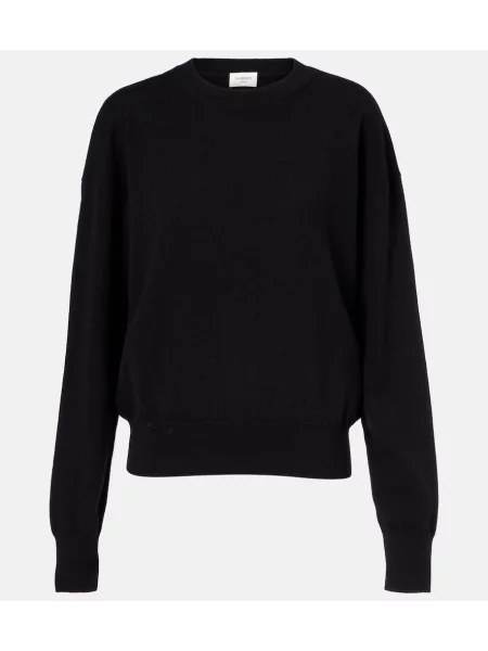 Pulover Saint Laurent din cașmir negru