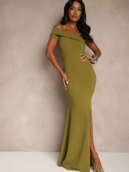 Rochie Hallomea deschis verde