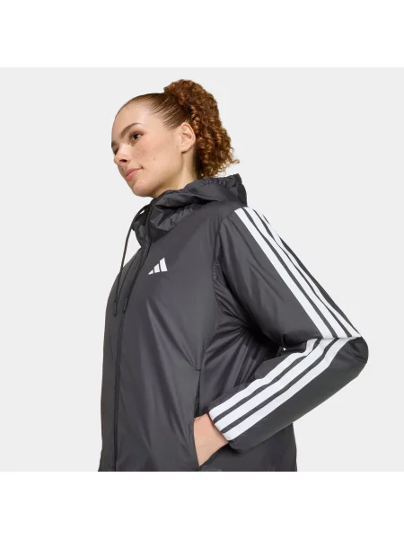 ADIDAS SPORTSWEAR Sportska jakna crna bijela