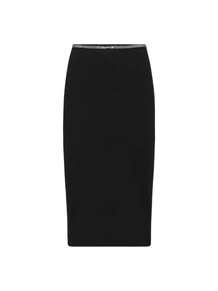 Spódnica midi Philipp Plein czarna