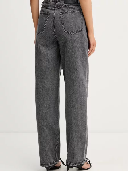 Rotate jeansy relaxed fit szare