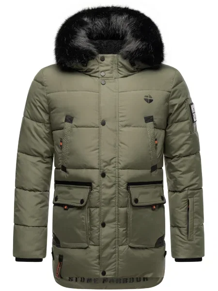 STONE HARBOUR Zimska jakna Mironoo' zelena