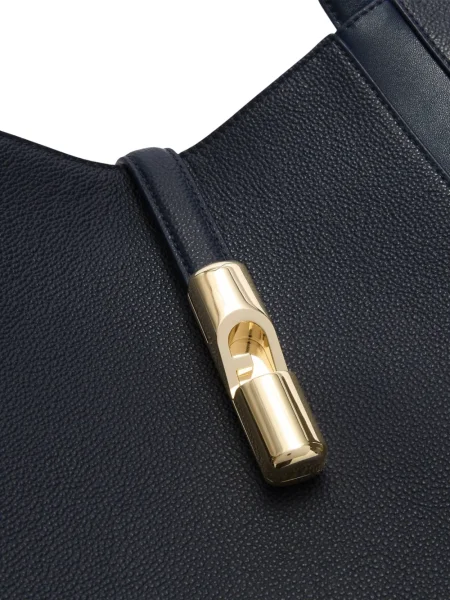 Geanta de piele Furla din piele albastru