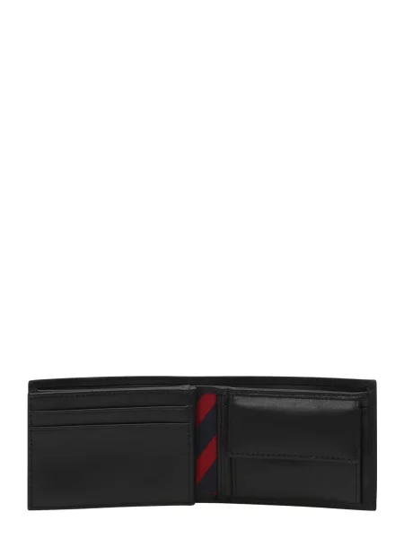 Tommy Hilfiger portofel de piele Johnson Mini negru