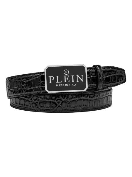 Pasek Philipp Plein z paskiem czarny