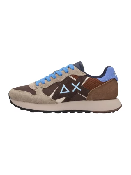 Sneakersy Sun68 brązowe