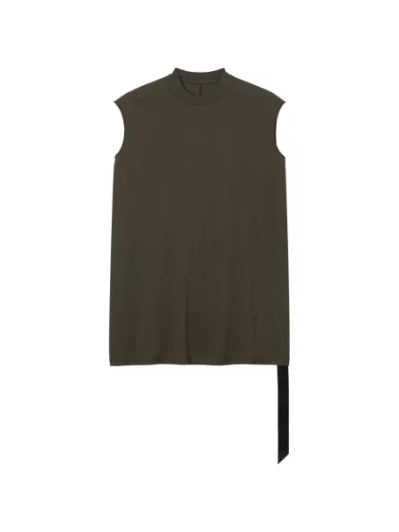 Tricou Rick Owens Drkshdw fără mâneci verde