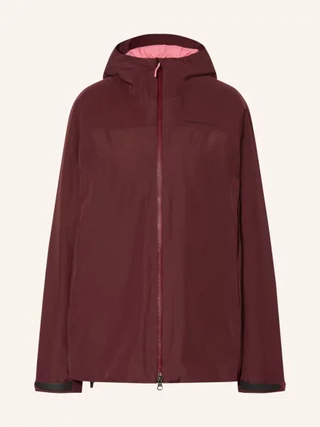 Peak Performance Prošívaná Bunda Treeline Insulated tmavě červená