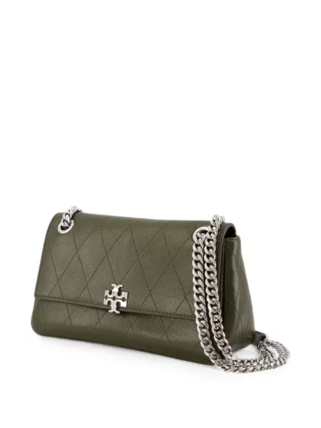 Matlasat geantă Tory Burch verde