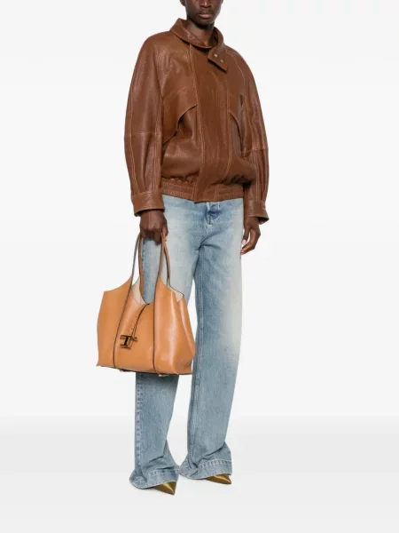 Geantă shopper Tod's din piele maro