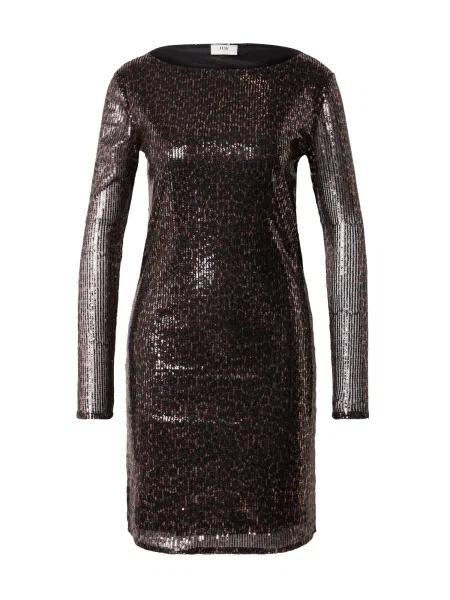 JDY Obleka JDYLEONA rjava črna