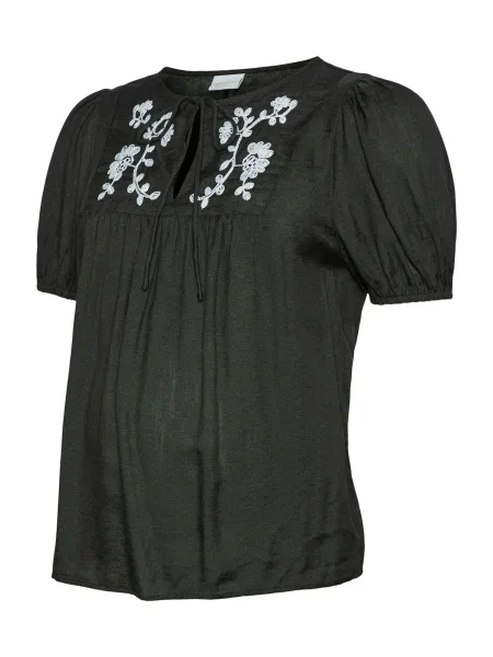 MAMALICIOUS Bluza MLPINAR črna bela