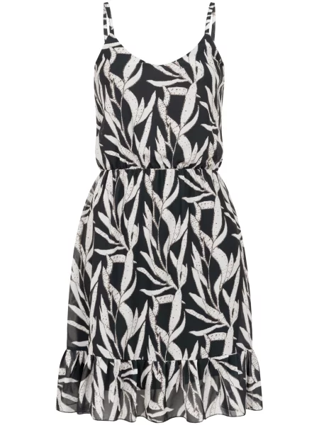 Rochie de vară negru alb
