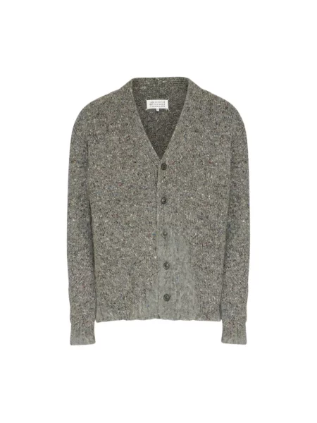 Kardigan Maison Margiela wełniany szary